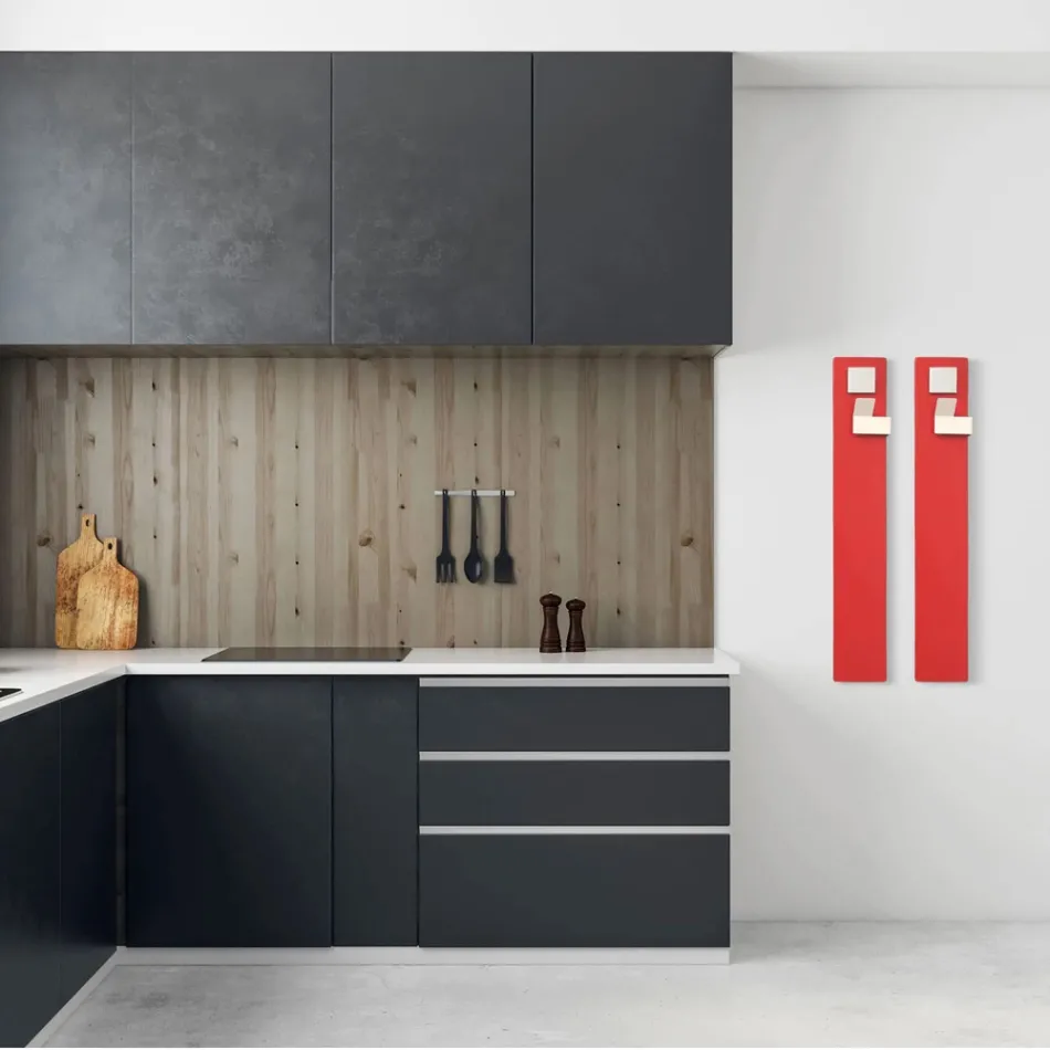 Radiateur électrique avec écran tactile, minuterie, Wi-Fi intelligent et Alexa standard - Cool Viadurini