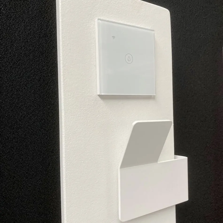 Radiateur électrique avec écran tactile, minuterie, Wi-Fi intelligent et Alexa standard - Cool Viadurini