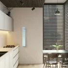 Radiateur électrique avec écran tactile, minuterie, Wi-Fi intelligent et Alexa standard - Cool Viadurini