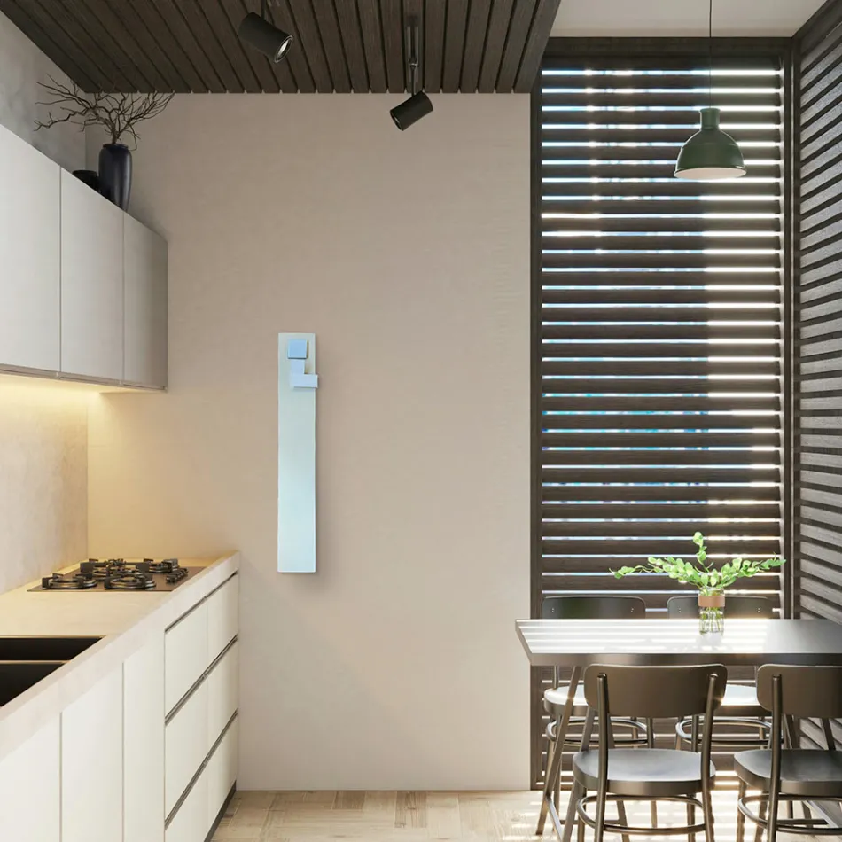 Radiateur électrique avec écran tactile, minuterie, Wi-Fi intelligent et Alexa standard - Cool Viadurini