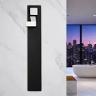 Radiateur électrique avec écran tactile, minuterie, Wi-Fi intelligent et Alexa standard - Cool Viadurini