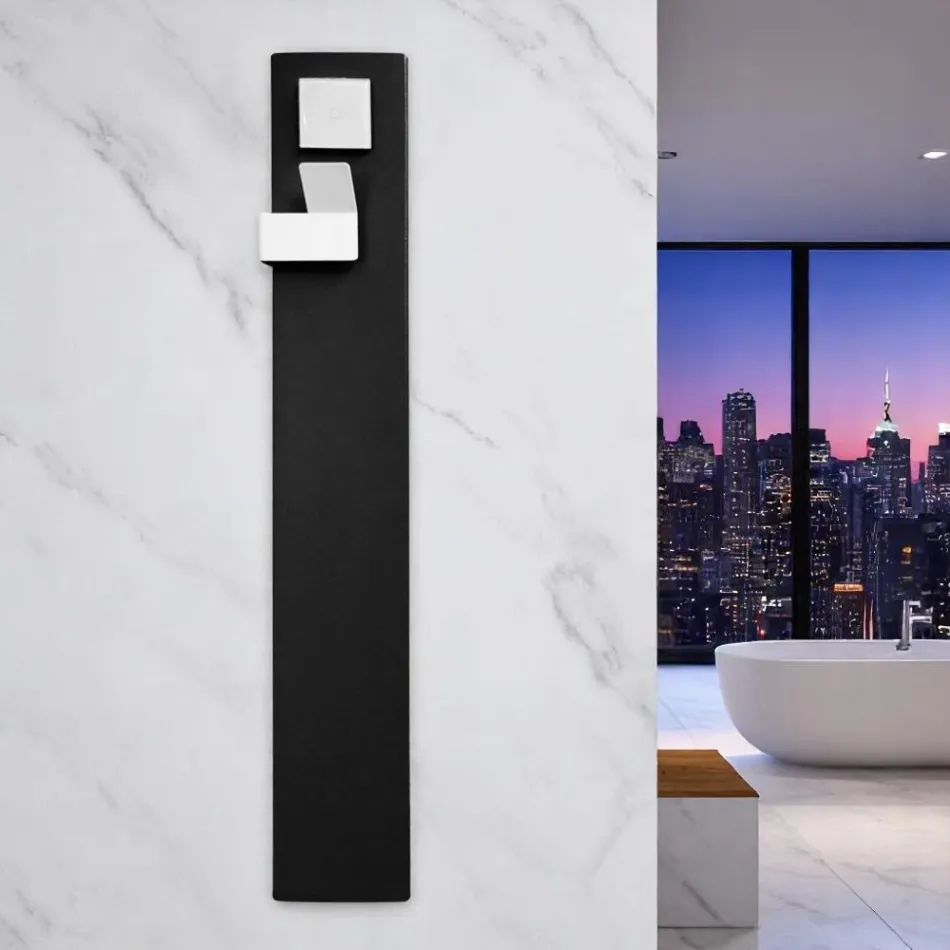 Radiateur électrique avec écran tactile, minuterie, Wi-Fi intelligent et Alexa standard - Cool Viadurini