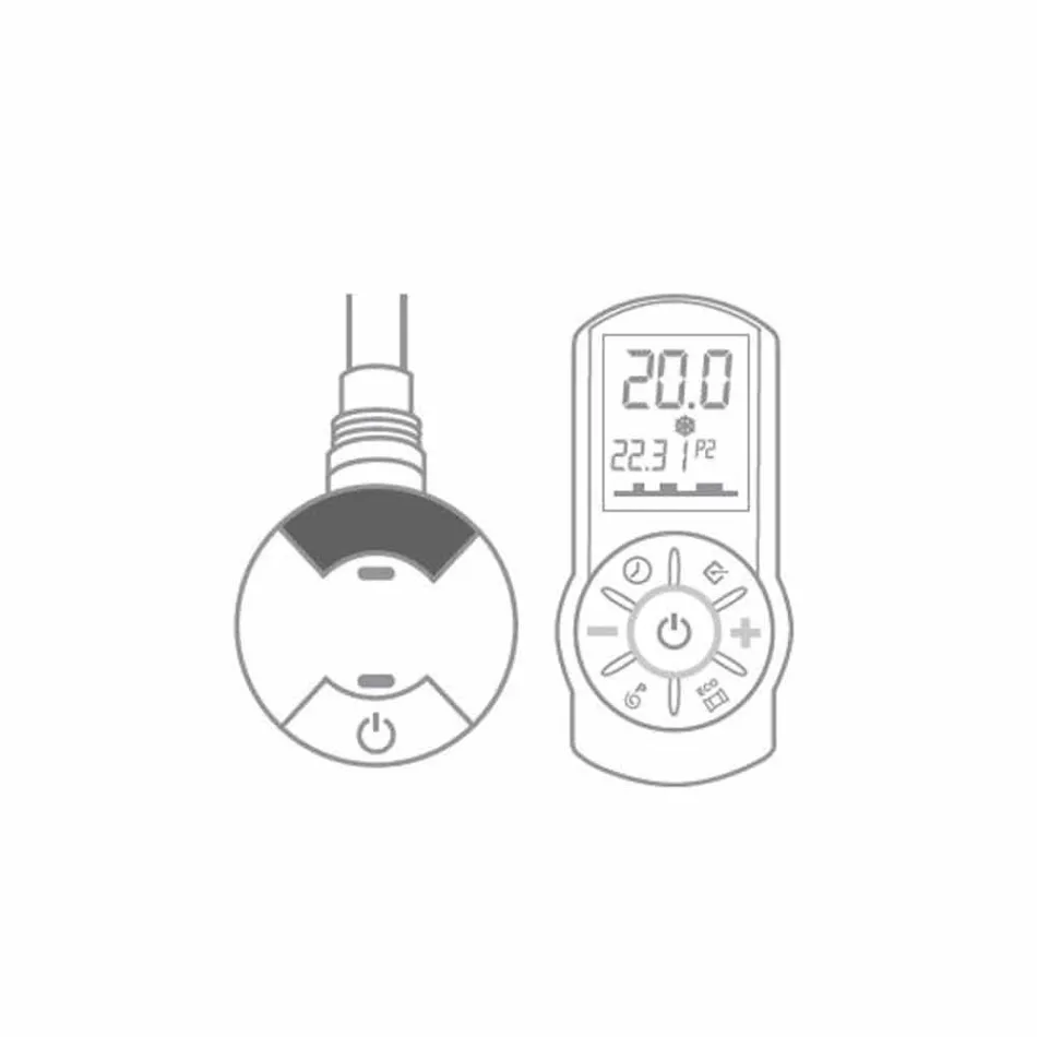 Radiateur électrique de conception verticale jusqu'à 1000 W - Flora Viadurini