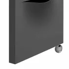 Radiateur électrique vertical de conception moderne en acier jusqu'à 1000 W - Coupe Viadurini