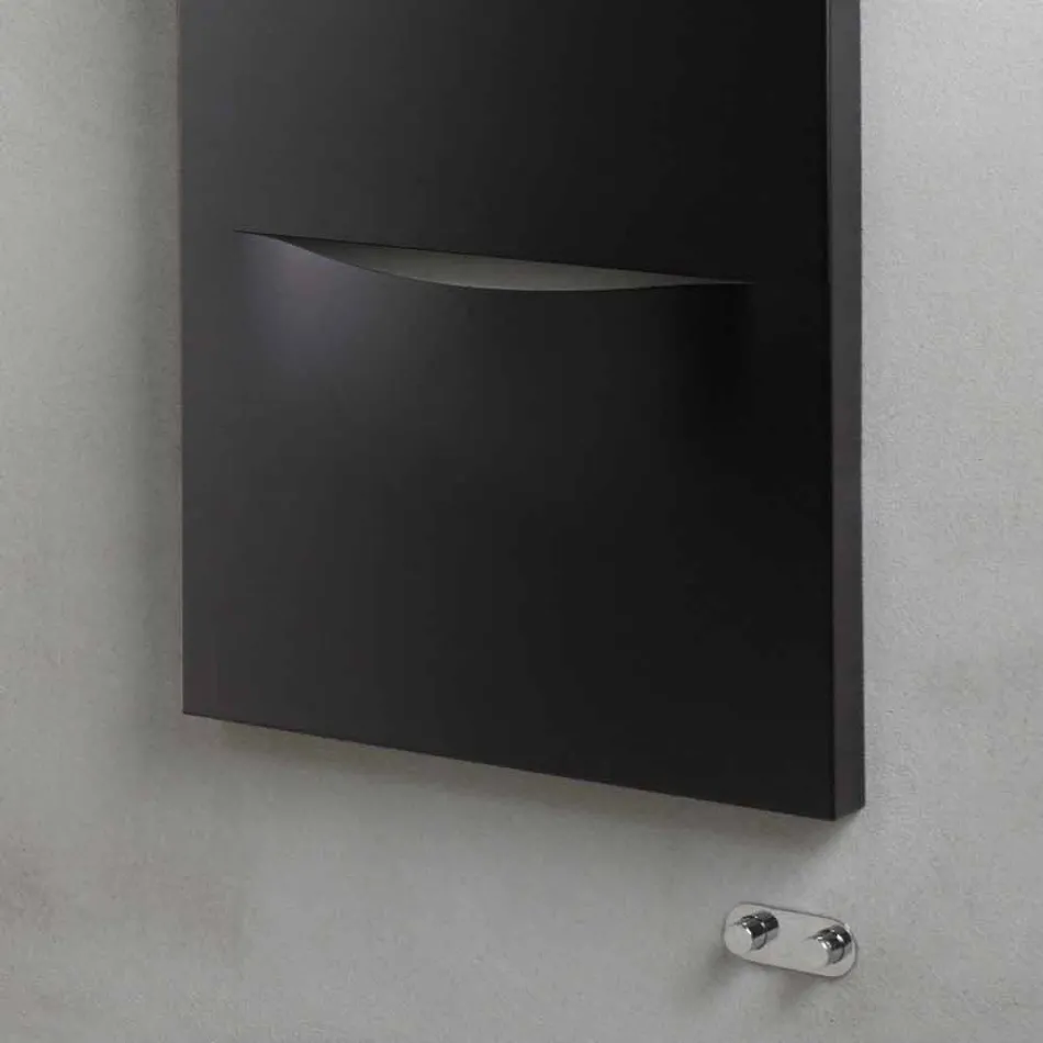 Radiateur hydraulique vertical de conception moderne en acier jusqu'à 850 W - Coupe Viadurini