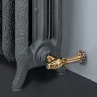 Radiateur Hydraulique en Fonte à 3 Colonnes Décorées - Vanilline Viadurini