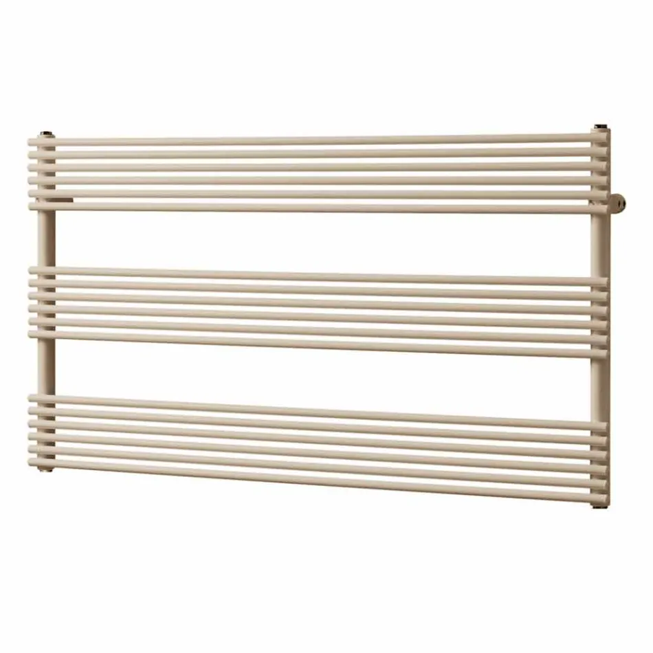Chauffe-serviettes à radiateur horizontal en acier 750 W - Nibbio Viadurini