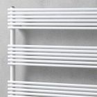 Chauffe-serviettes à radiateur horizontal en acier 750 W - Nibbio Viadurini