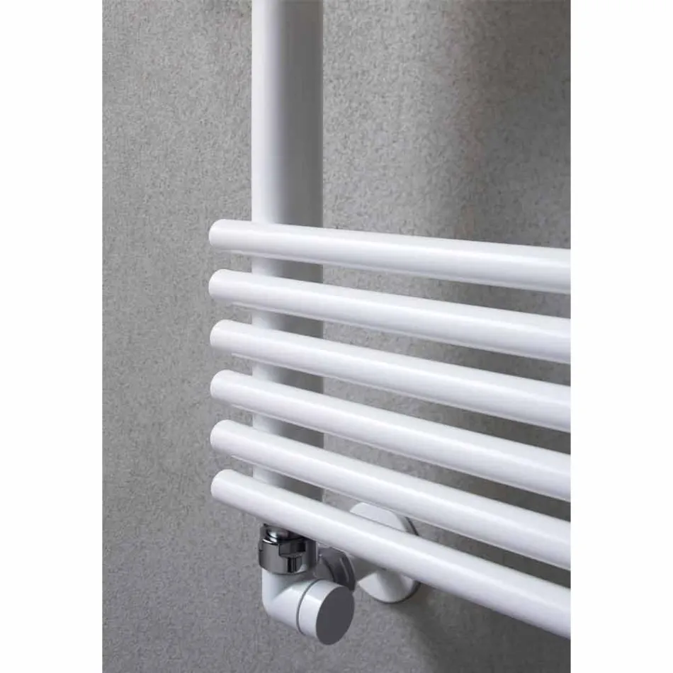 Chauffe-serviettes à radiateur horizontal en acier 750 W - Nibbio Viadurini