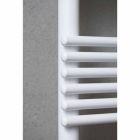 Chauffe-serviettes à radiateur horizontal en acier 750 W - Nibbio Viadurini