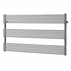 Chauffe-serviettes à radiateur horizontal en acier 750 W - Nibbio Viadurini