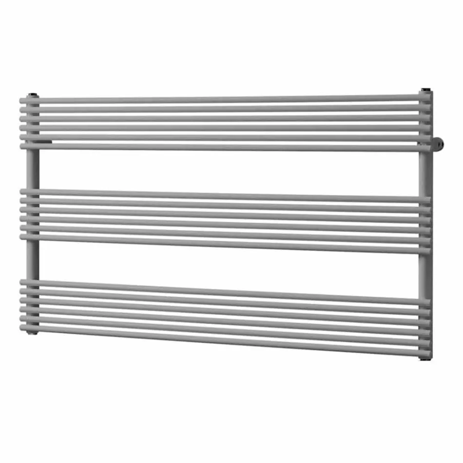 Chauffe-serviettes à radiateur horizontal en acier 750 W - Nibbio Viadurini
