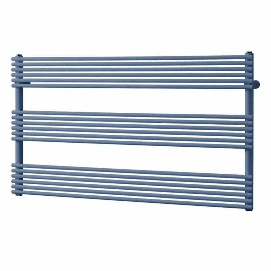 Chauffe-serviettes à radiateur horizontal en acier 750 W - Nibbio Viadurini