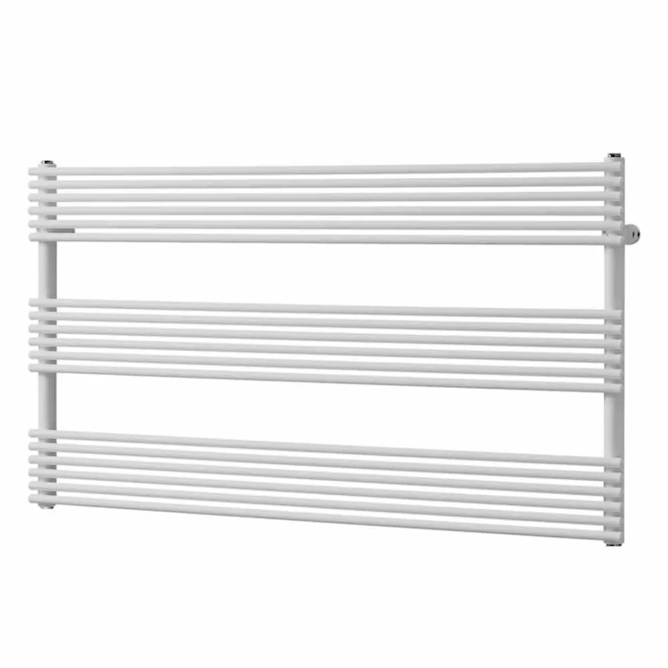 Chauffe-serviettes à radiateur horizontal en acier 750 W - Nibbio Viadurini
