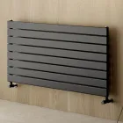 Radiateur hydraulique simple en acier au carbone noir fabriqué en Italie - Ciro Viadurini