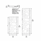 Radiateur hydraulique de conception verticale moderne jusqu'à 903 W - Plongée Viadurini