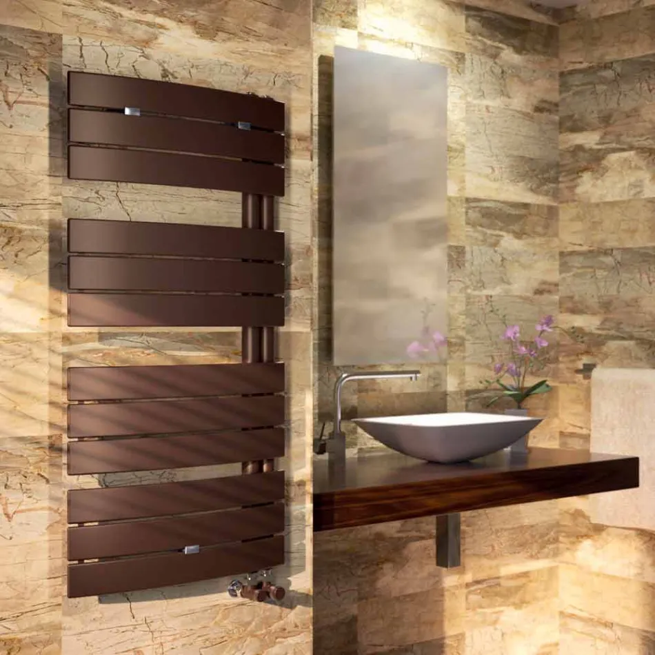 Radiateur design Radiateur hydraulique colorée par Sail Scirocco H Viadurini