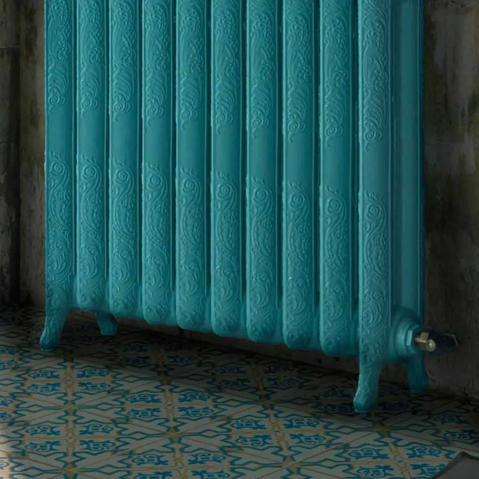 radiateur radiateur hydraulique fonte décoré Tiffany H Scirocco Viadurini