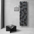Radiateur de design moderne en acier verticale 834 watts - miel