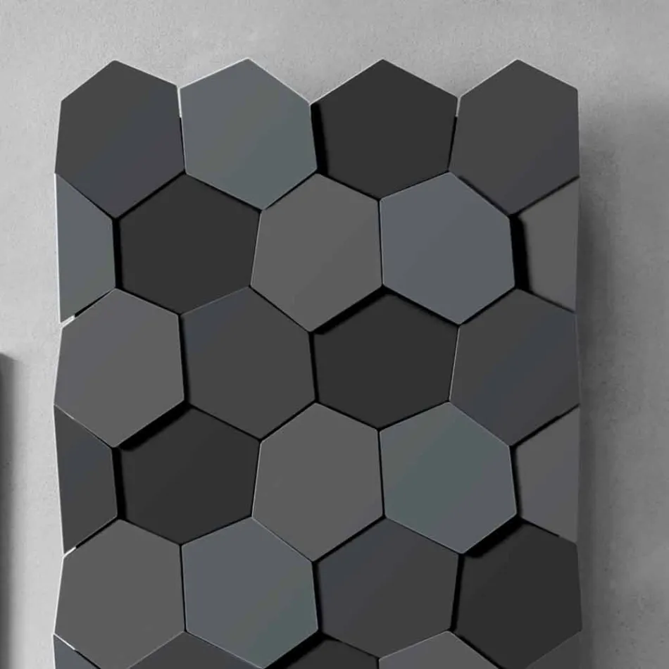 Radiateur de conception moderne en acier de conception verticale 834 watts - miel Viadurini