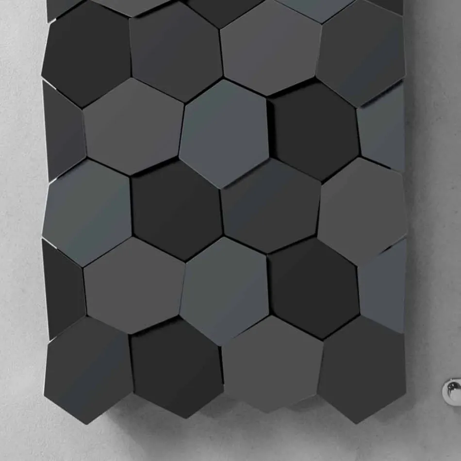 Radiateur de conception moderne en acier de conception verticale 834 watts - miel Viadurini