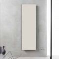 Radiateur design vertical en acier blanc grisâtre jusqu'à 839 W - Glace