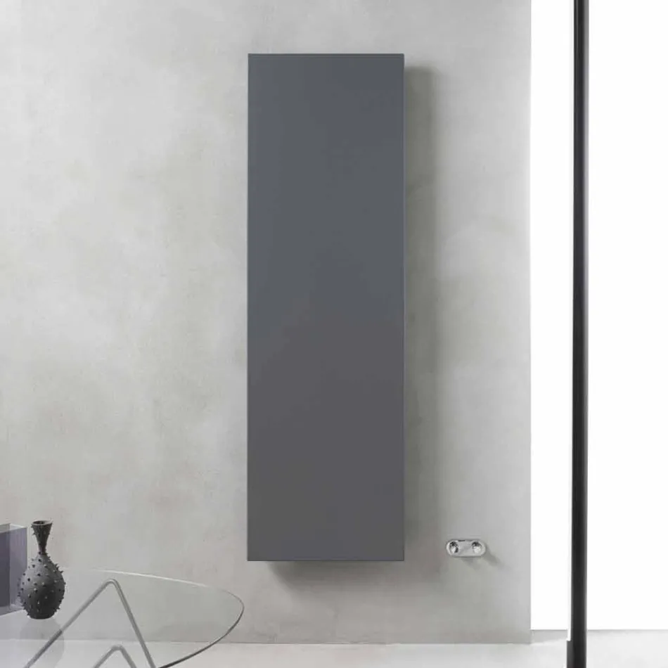 Radiateur design vertical en acier gris ardoise jusqu'à 626 W - Ice Viadurini