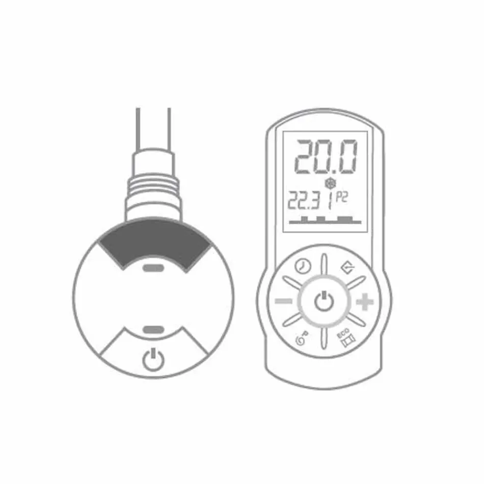 Radiateur mural électrique vertical de conception moderne jusqu'à 1000 watts - Air Viadurini