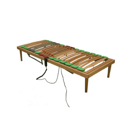 Sommier motorisé double en bois inclinable Bio Energy Plus ATP - Energy Viadurini