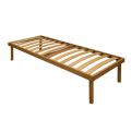 Sommier simple entièrement en bois de hêtre biologique Delta 80x190 cm - Delta