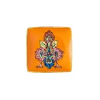 Bols plats carrés en porcelaine Alphabet 6 de Rosenthal Versace - Alphabet Viadurini