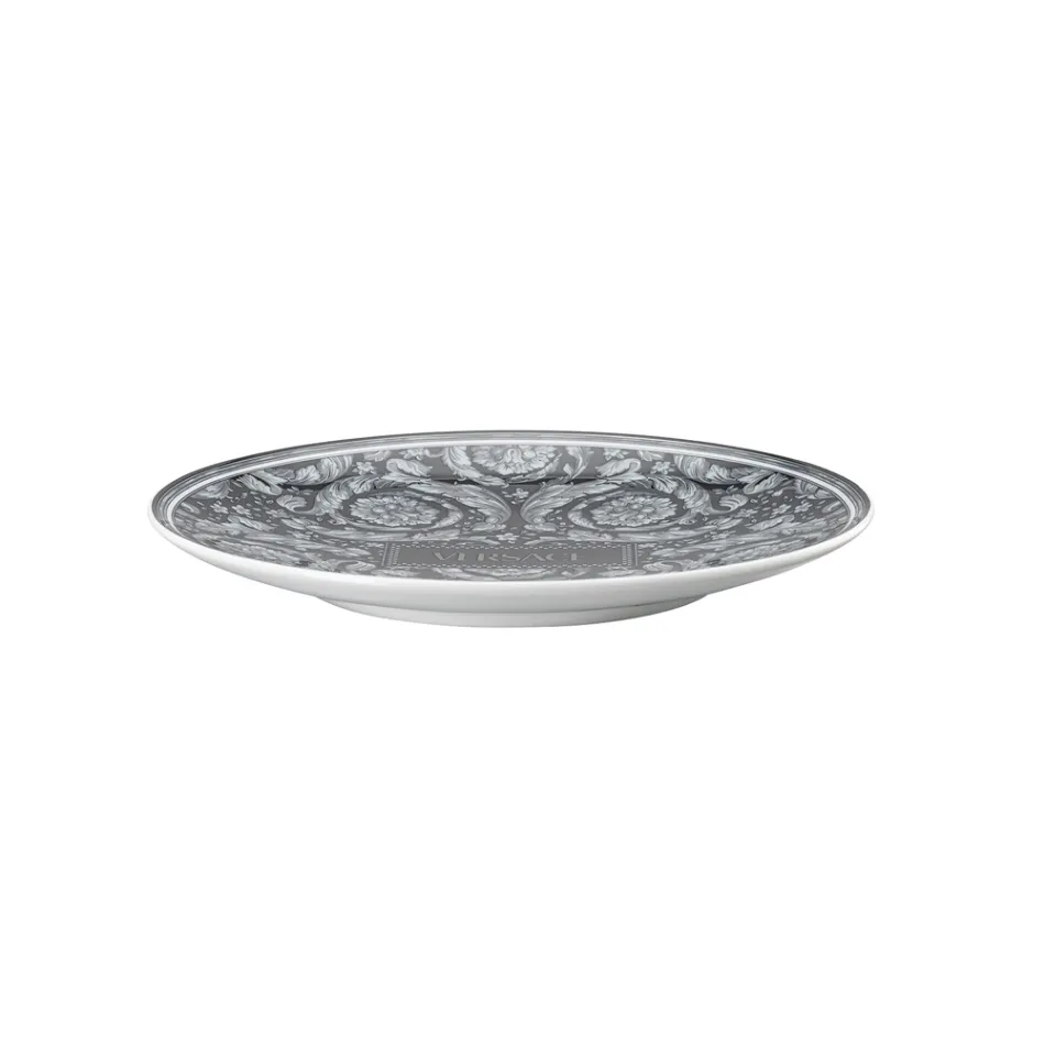 Rosenthal Versace Barocco 4 Assiettes Plates Diamètre 17 cm en Porcelaine - Barocco Viadurini