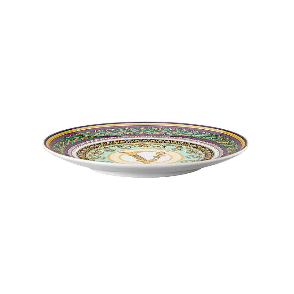 Rosenthal Versace Barocco Mosaic 4 Assiettes Plates Diamètre 17 cm - Mosaïque Viadurini
