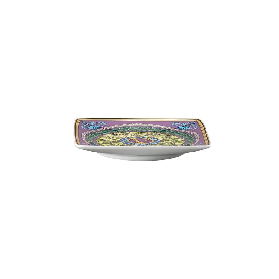 Rosenthal Versace Barocco Mosaic 6 bols plats carrés en porcelaine - Mosaic Viadurini