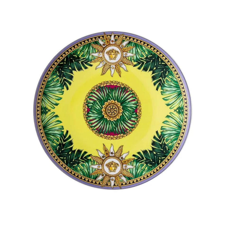 Rosenthal Versace Jungle Animalier 4 Assiettes Plates Diamètre 17 cm - Animalier Viadurini