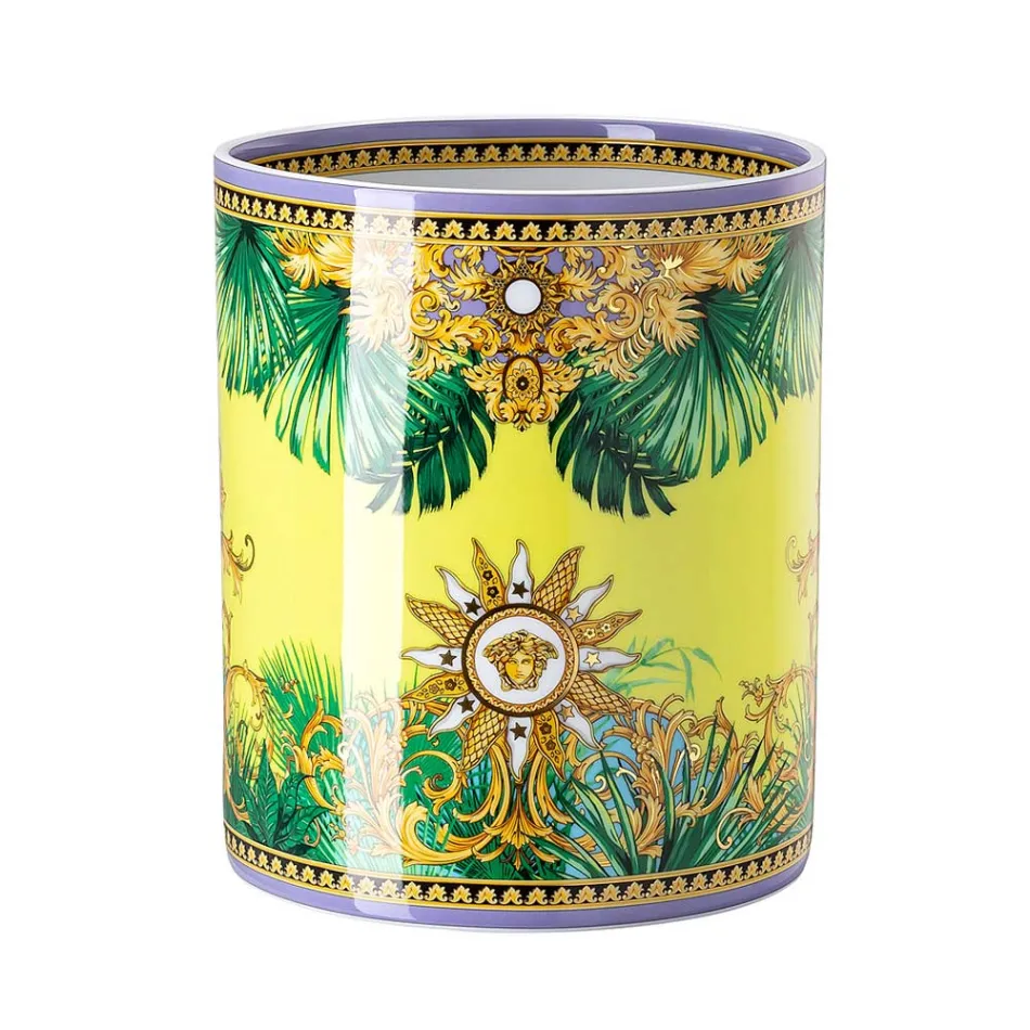 Vase en porcelaine Rosenthal Versace Jungle Animalier - Animalier Viadurini