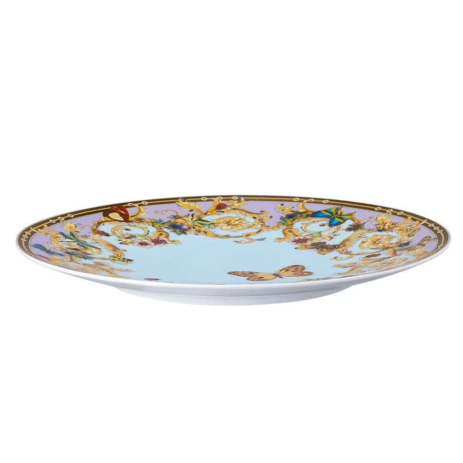 Rosenthal Versace Assiette à carton Le Jardin Place diamètre 33 cm en porcelaine - Jardin Viadurini