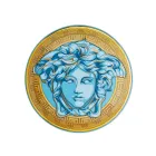 Rosenthal Versace Medusa Amplified 4 Assiettes Plates Diamètre 17 cm - Medusaamplifield Viadurini