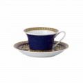 Rosenthal Versace Medusa Blue Tasse à thé en porcelaine moderne