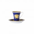 Rosenthal Versace Medusa Bleu tasse à café design en porcelaine