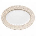 Rosenthal Versace Medusa Gala Ovale 40cm plat de conception en porcelaine
