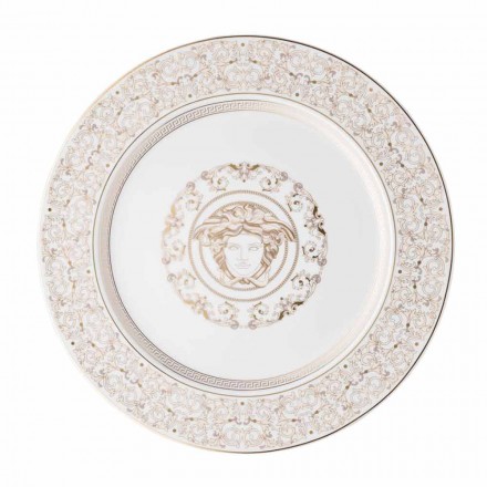Rosenthal Versace Medusa Gala Assiette placeholder design en porcelaine Viadurini