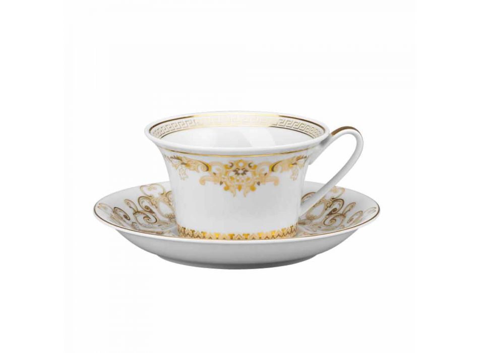 Rosenthal Versace Medusa Gala tasse de thé en porcelaine 6 pièces Viadurini