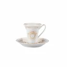 Rosenthal Versace Medusa Gala ensemble de tasses à expresso 6 pièces en porcelaine Viadurini