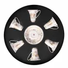 Rosenthal Versace Medusa Gala ensemble de tasses à expresso 6 pièces en porcelaine Viadurini