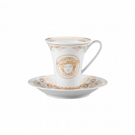 Rosenthal Versace Medusa Gala Tasse à café haute en porcelaine Viadurini