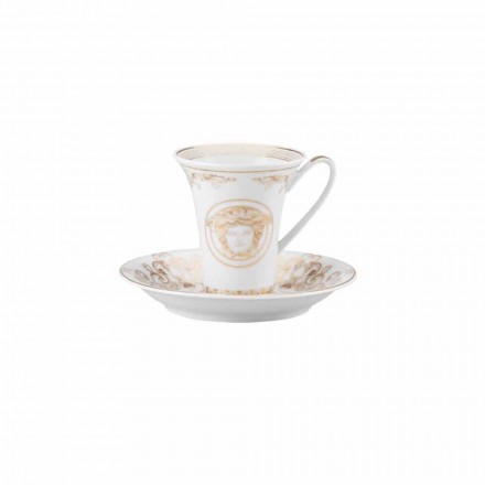Rosenthal Versace Medusa Gala Tasse à café design en porcelaine Viadurini