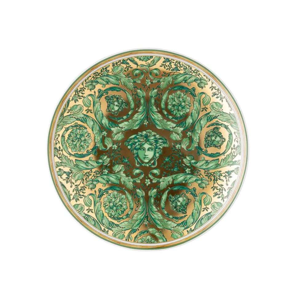 Rosenthal Versace Medusa Garland 4 Assiettes Plates Diamètre 17 cm - Noël Viadurini