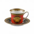 Rosenthal Versace Rouge Medusa Tasse à expresso en porcelaine
