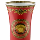 Rosenthal Versace Medusa Rosso Vase en porcelaine design moderne 34cm Viadurini
